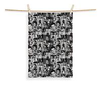 L&S PRINTS FOAM DESIGNS Elvis Black & White Montage - Tea Towel
