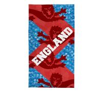 L&S PRINTS FOAM DESIGNS England - Euro's - Patchwork Lions - Football Beach Towel - 150cm x 75cm
