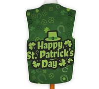L&S PRINTS FOAM DESIGNS St Patricks Day Lucky Hat Design Novelty Waistcoat Ireland Irish Paddy's Day (X-large)
