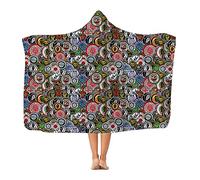 L&S Prints Northern Soul Patches - Hooded Blanket
