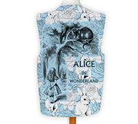 L&S Prints Novelty Waistcoat Fun Fancy Dress Informal Wacky Alice in Wonderland Blue Rabbit (Medium)