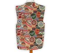 L&S Prints Novelty Waistcoat Fun Fancy Dress Informal Wacky Party Festival Stag Beer Mats (Small)