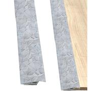 (L#s) Threshold Transition Strip - PVC Threshold Molding Trim | Adhesive Threshold Molding Trim, Floor Flat Divider Strip for Uneven Floors Heights