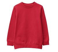 L S U Boys Crew Neck School Jumpers Kids Adults Smart Sweatshirts Age 3 to 18 Years Unisex Sweater (as8, Age, 11_Years, 13_Years, Regular, Red)