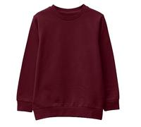 L S U Boys Crew Neck School Jumpers Kids Adults Smart Sweatshirts Age 3 to 18 Years Unisex Sweater (as8, age, 13_years, 14_years, regular, Maroon)