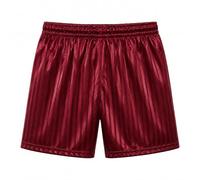L S U Boys PE Shorts, Football Sports Gym Activewear, Summer School Shorts Stripe Shadow (UK, Age, 3 Years, 4 Years, Wine)