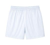 L S U Boys PE Shorts, Football Sports Gym Activewear, Summer School Shorts Stripe Shadow (UK, Age, 4 Years, 5 Years, White)