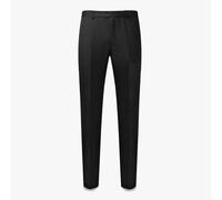 L S U Boys Slim FIT School Trousers Zip and Clip Uniform 6/7-15/16 Years~Half Elasticated (3-4 Years, Black)