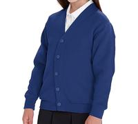 L S U Girls School Cardigans Long Sleeves Stretchy Nice Looking Smart Cardigans for Age 3 to 13 (as8, Age, 5_Years, 6_Years, Regular, Royal Blue)