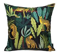 L S U Waterproof Designer Cushion Covers Outdoor Indoor Garden cushion covers 18 x 18/43 x 43 cm (Safari, 18 x18 inch)