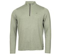 (L, Sage) Calvin Klein Mens Cruise 1/4 Zip Moisture Wicking Fast Drying Golf Sweater