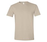 Gildan Men's SoftStyle Ringspun T-Shirt in Light Sand | Size: Large Gildan Light Sand L