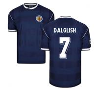 (L) Score Draw Scotland 1986 Retro Football Shirt (Dalglish 7)