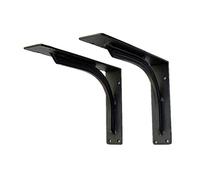 L-Sd Floating Shelf Brackets - 551 lb Capaci, 2-Pack (15x10cm), Perfect for TV , Bar Counters, Triangular Wall Support, Metal Design