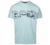 (L, Seafoam) Trespass Mens Casual Chest Print T-Shirt Kannur