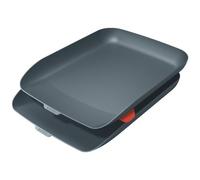L:Set Letter Tray Cosy 2pcs velvet grey