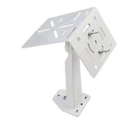 L Shape 90° Right Angle Mounting Plate for Security Cameras, Steel Adapter Bracket with Auxiliary Support, Compatible with CCTV Camera Models, Outdoor Wall and(B)