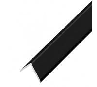 L Shape Aluminium Door Threshold Strip Laminate Floor Transition Strips Self Adhesive Laminate Floor Edging Carpet to Laminate Door Strips Durable Stair Edge Protector(Matte Black,28mmx12mmx0.9m)