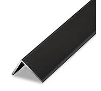 L-Shape Aluminum Floor Edge Trim - Heavy-Duty Black 30mm Corner Protector Strip for Door & Window Frames Decorative Molding Flooring Transition Solution