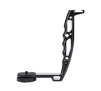 L Shape Bracket, Aluminum Alloy L Bracket Extended Single Handle Grip Stabilizer For Crane 2 Ronin S Handlebar For Ronin S + ronin handle grip