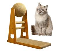 L Shape Cat Scratching Post, L-Shaped Cat Scratching Post, Elegant Vertical Cat Scratching Post with Cat Scratching Ball, Vertical Cat Scratching Post, Cat Scratching Post for Ga