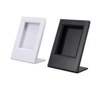 L Shape Display Frame,Acrylic Photo Frame 2pcs Ideal Present for 3 Inch Photo,Slanted Picture Frame for Desktop Decoration Display,Exquisite small photo frame for carrying around