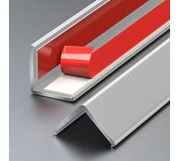 L-Shape Edge Banding, Aluminium Alloy Corner Protection Strip Multicolor 10-40mmx1m 3pcs(Matte Silver,15mm*1m)