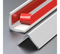 L-Shape Edge Banding, Aluminium Alloy Corner Protection Strip Multicolor 10-40mmx1m 3pcs(Matte White,15mm*1m)