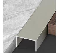 L-Shape Edge Banding, Aluminium Alloy U-Shaped Channel Edging Strip Multicolor 5-80mmx0.9m 3 Pcs(Gunmetal Grey,30mmx0.9m)