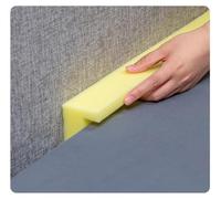 L Shape High Density Foam Mattress Extender Twin Bed Connector,200cm Long Headboard Pillow Rectangle Bed/Mattress/Wall Gap Filler (5cm Gap)