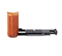 L Shape Metal Handle for Camera - Quick Change Lightweight Wooden Handle - L-Bracket for Camera - for Travel, Outdoor, Cycling, Driving, Swimming, Camping, Hiking, Fishing, Walking, Computer