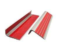 L Shape Stair Edge Protector, Non Slip Rubber Stair Edge Trim Protector Glow in The Dark Step Treads Width 5x2.5cm/1.97x1inch(Green,L 1.9m/74.8in)