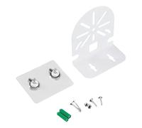 L-Shape Steel Security Camera Mount, Multi-Purpose Steel Dome Mount with Adjustable Panel for Wall/Ceiling Security Adjustable CCTV Mounting Bracket