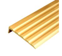 L-Shape Step Edge Trim Strips, Golden L Shape Stair Nosing Multiple Sizes(5pcs,W50mm(2") H12mm(0.5"))