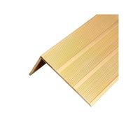 L-Shape Step Edge Trim Strips, Golden L Shape Stair Nosing Multiple Sizes(5pcs,W60mm(2.4") H30mm(1.2"))