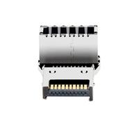 L Shape USB3.1 10Gbps Right Angle Adapter Type E to Type C for PC Motherboard Space Saving Build L Shape Type E to Type C Adapter