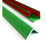 L Shape Wall Corner Protector, PVC, Self Adhesive Backing, Corner Guards, 0.1in W, Self Adhesive, for Table Wall Bed Stair(Green,1.2m/3.9ft)