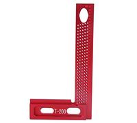 L-Shape Woodworking Hole Ruler 8 Inch Marking Scriber Gauge Rust-Proof Crossed-Out Hole Scribing Ruler L Type Layout Scriber