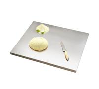 L-Shaped 304 Stainless Steel Cutting Board - Non-Slip, Stainless Steel Chopping Board Heavy Duty for Meat Cheese Vegetable Fruit, Easy to Clean(Size:40 * 60cm)
