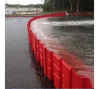 L-Shaped ABS Water Barrier for Flood Prevention and Water Blocking, Removable Mobile Panels for Emergency Flood Control