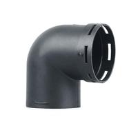 L-Shaped Air Pipe Elbow - 60mm 75mm Elbows Duct Outlet Connector, High Temp PC Material, Easy Install No Drill Heaters Accessory | Leak Proof Parking Heater Ducts for Car Truck Van