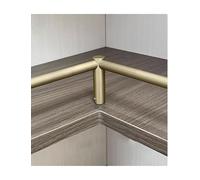 L-Shaped Aluminum Corner Guard Rail - Modern Edge Protector for Cabinets and Furniture - Durable Safety Solution for Corners, 50x50cm Metal Bumper