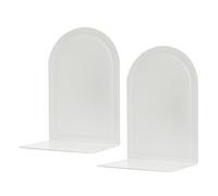 L-Shaped Bookends Book Rack Stoppers Metal Holders Shelf Desk Bookshelf Decorative L-Shaped Holders Decorative End Shelf