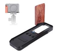 L Shaped Bracket with Side Handle Grip, Camera Vertical Shooting L Plate Bracket for X M5, with 1/4 Inch Threaded Hole, Camera Vertical Shoot Quick Release Plate for Arca Tripod