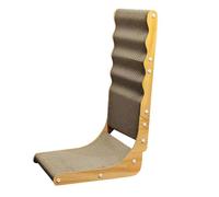 L Shaped Cat Scratcher, Kitten Scratching Board, Pet Nail Sharpener, Interactive Exercise Toy, 25.98 x 15.16 x 10.04 inches, Portable Compact Ideal for Kittens, Mental and Physical Exercise