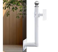 L-Shaped CCTV IP Camera Pole Wall Mounting, Versatile Surveillance Pole for Backyard/Parking Lot/School, Outdoor Security Pole Bracket Flag(Universal Type,1.5 m(4.92 ft))