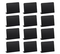 L Shaped Chalkboard Label Set of 12 for Buffets, Events, and Everyday Life Information