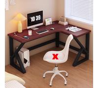 L Shaped Computer Desk, Corner Desk, Modern Simple Writing Study Table, Work Home Office Computer Table For Study(C,140x120x75cm/55x47x29.5in)