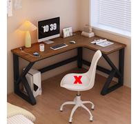 L Shaped Computer Desk, Corner Desk, Modern Simple Writing Study Table, Work Home Office Computer Table For Study(E,120x80x75cm/47x31x29.5in)