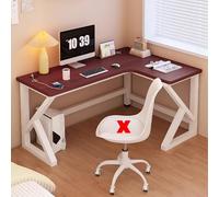 L-Shaped Computer Desk Corner Workstation Modern Study Table for Home Office 55x31in Writing Desk Space-Saving Computer Table for Study & Work